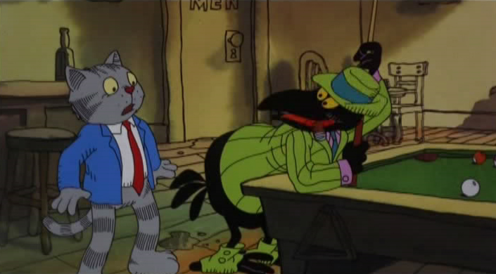 Fritz the Cat makes light of what are usually considered serious issues